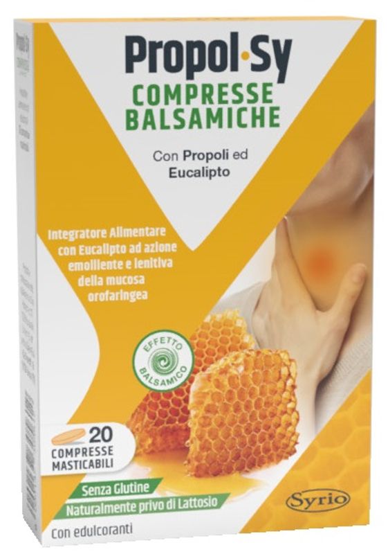 Propol-Sy Compresse Balsamiche con propoli ed eucalipto 20 compresse-1