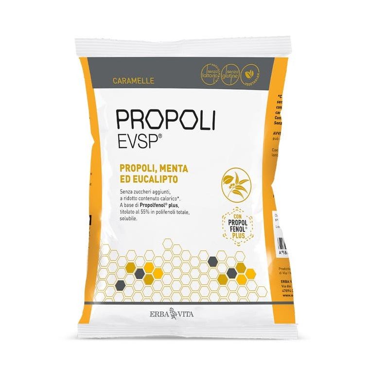 Erba Vita Propoli EVSP Caramelle Propoli Menta Eucalipto 65g-1