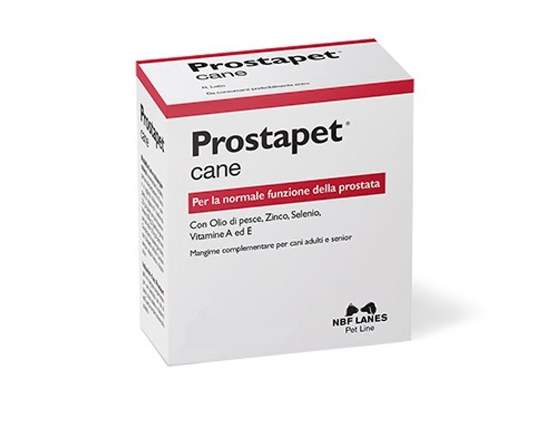 Prostapet cane per la normale funzione della prostata 30 bustine-1
