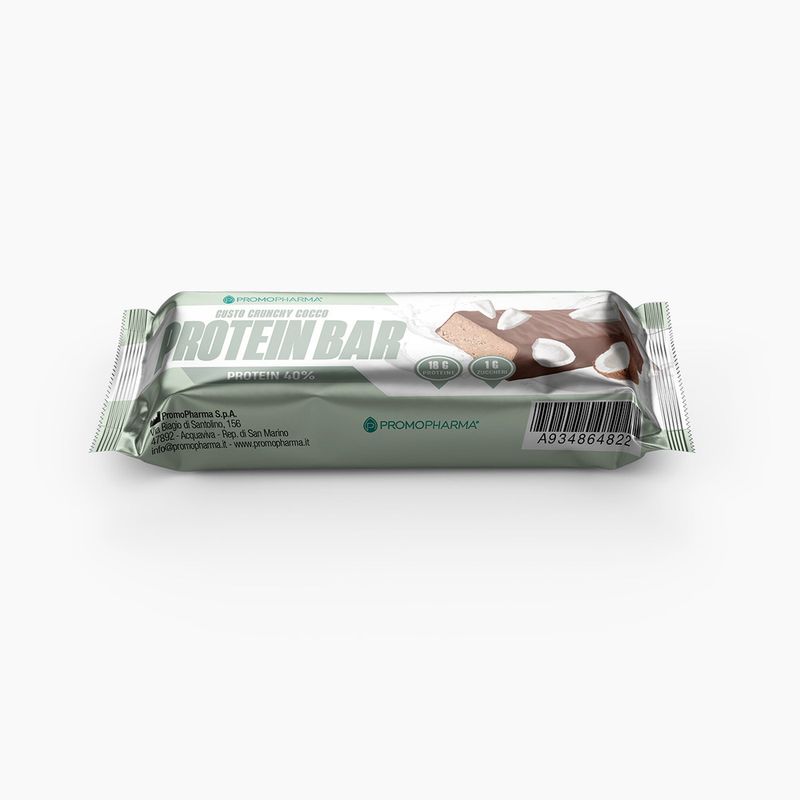 Protein Bar 40% Barretta Proteica Crunchy Cocco 45g-1