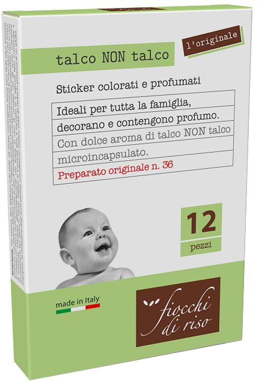 Fiocchi di Riso sticker talco non talco 12 pezzi-1