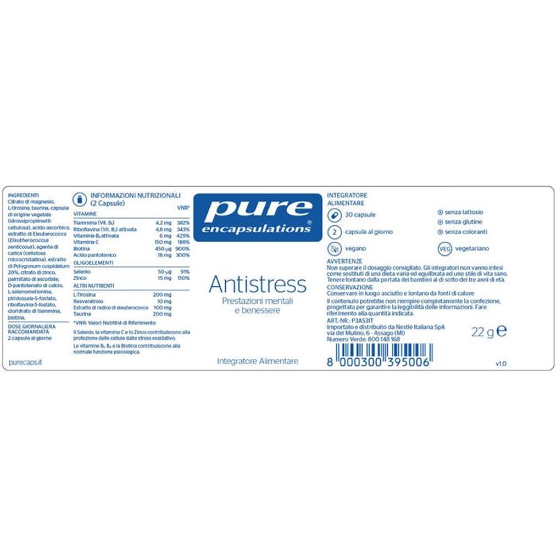 Pure Encapsulations Antistress 30 Capsule-2