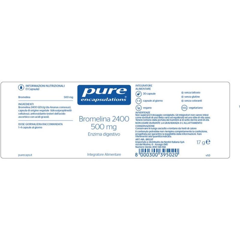 Pure Encapsulations Bromelina 30 Capsule-2