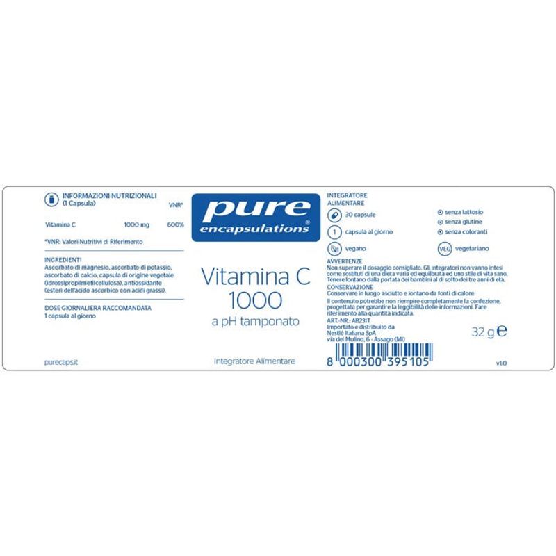 Pure Encapsulations Vitamina C 1000 30 Capsule-2