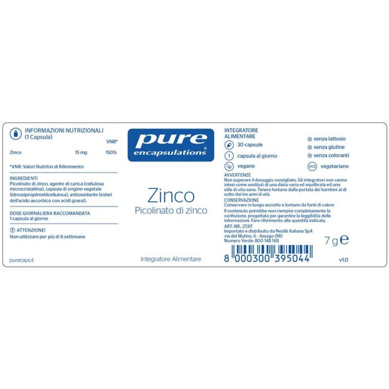 Pure Encapsulations Zinco 30 Capsule-2