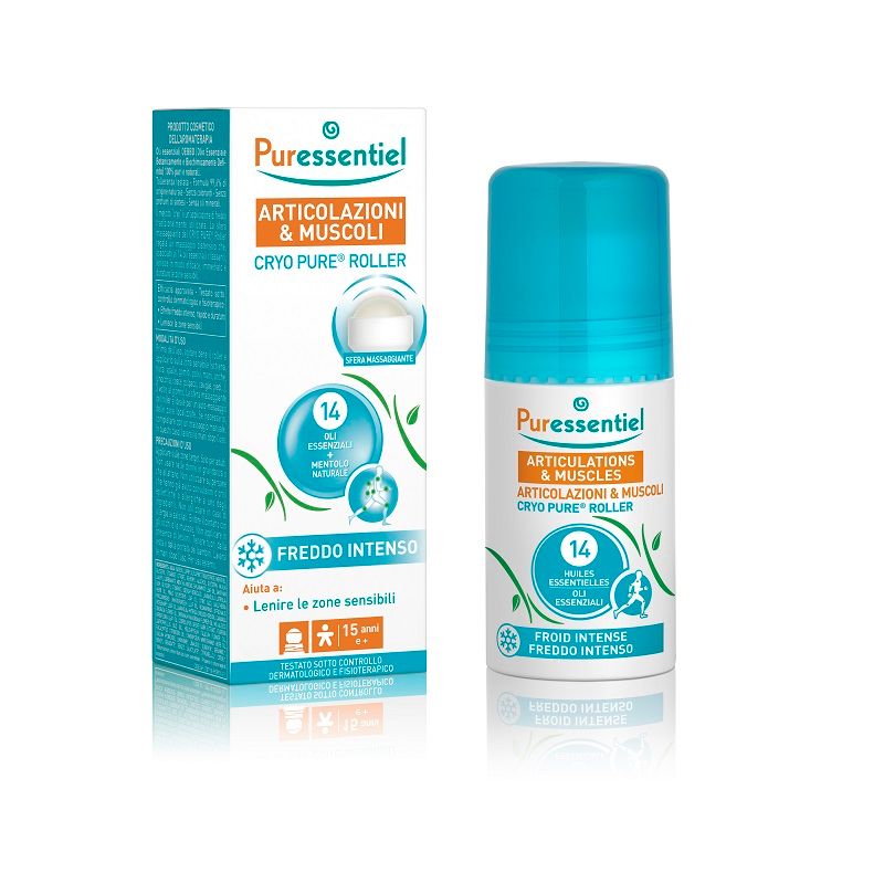Puressentiel Cryo Pure Roller freddo Intenso articolazioni e muscoli 75ml-1
