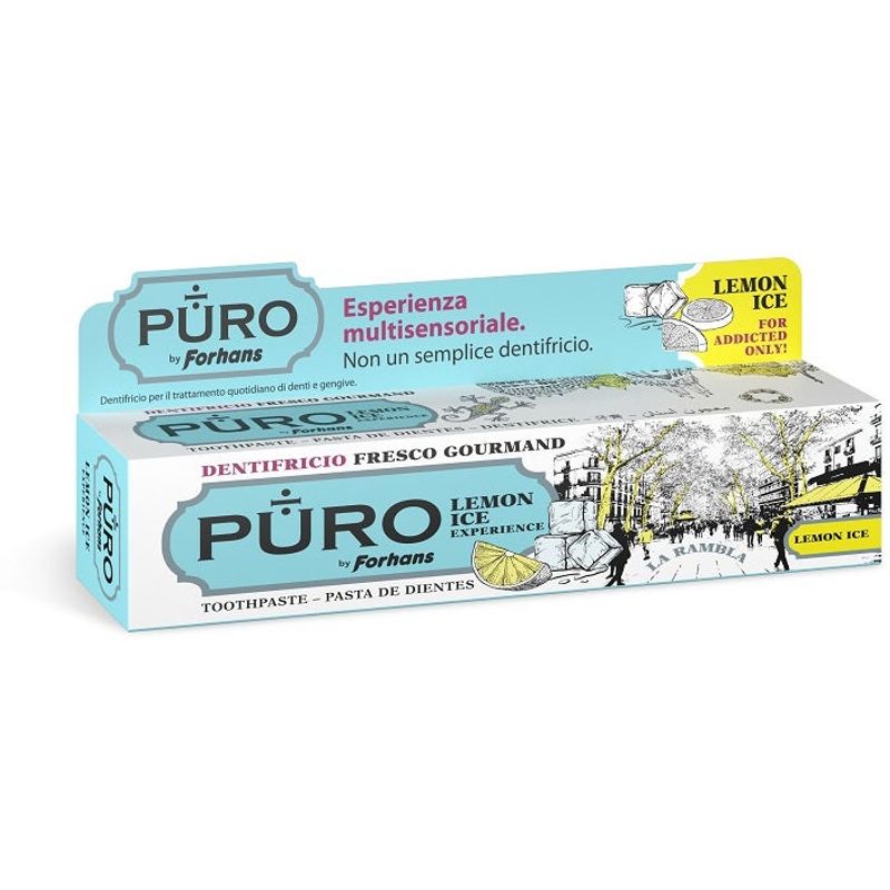 Forhans Puro Dentifricio Lemon Ice 75ml-1