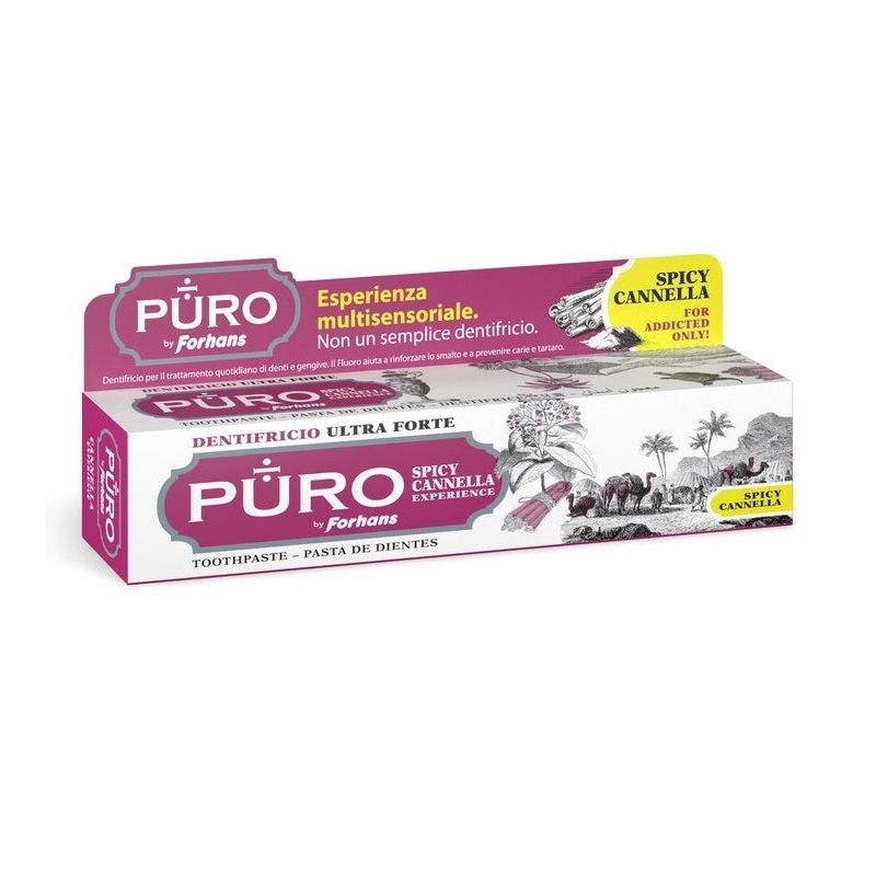 Forhans Puro Dentifricio Spicy Cannella 75ml-1