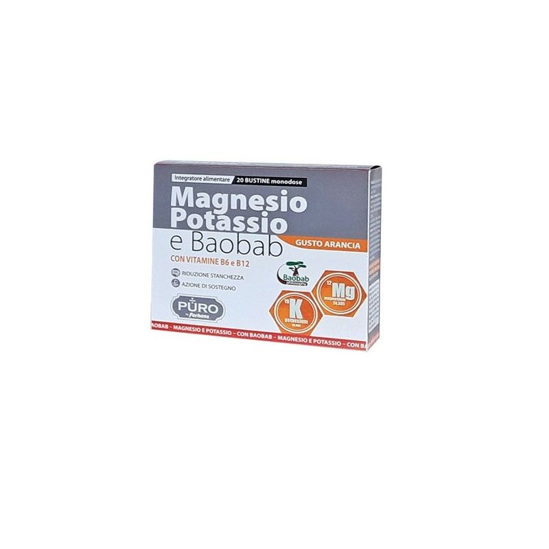 Forhans Puro Magnesio Potassio E Baobab 20 Bustine Da 4g-1
