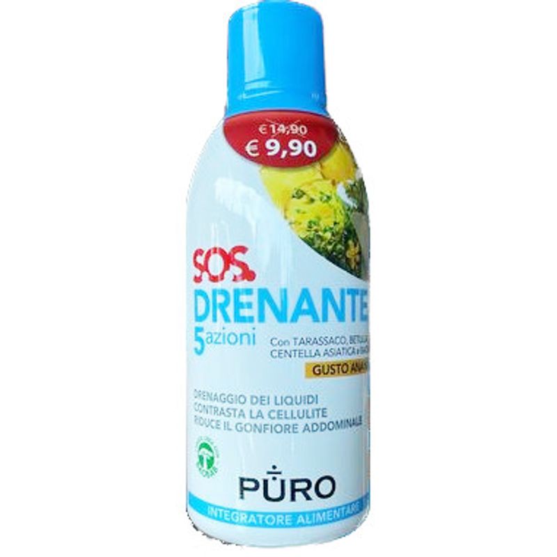 Forhans 5 Azioni Drenante con Baobab gusto Ananas 500ml-1