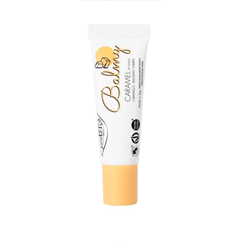 PuroBio Balmy Balsamo Labbra gusto Caramello colore trasparente 10ml-1