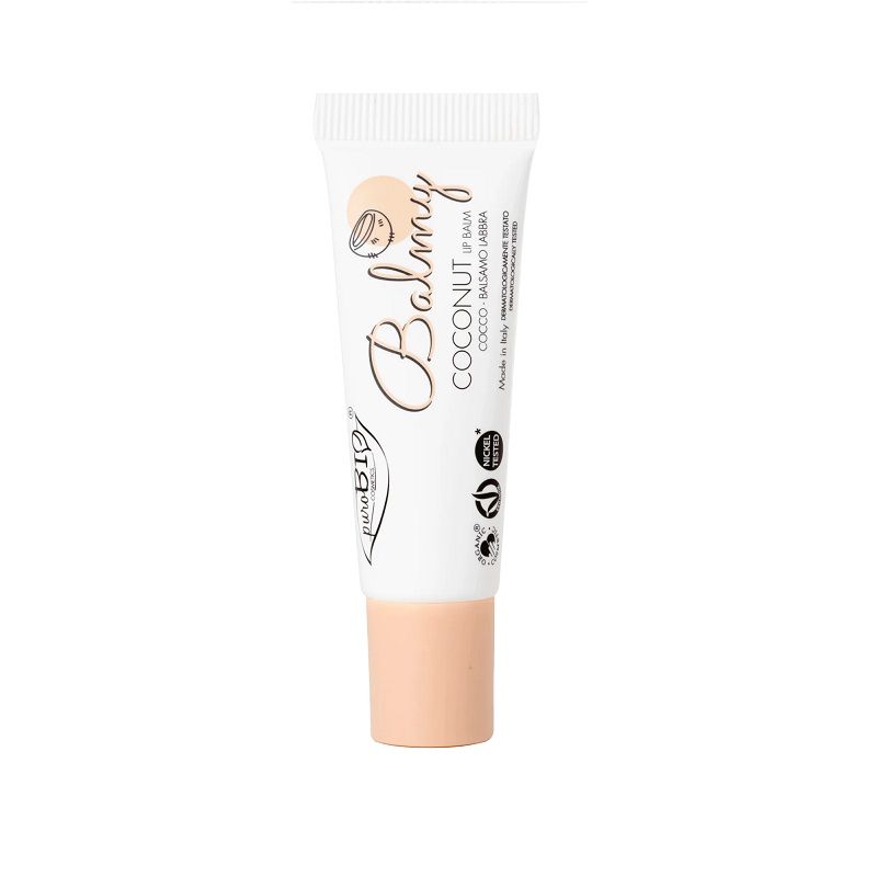PuroBio Balmy Balsamo labbra gusto Cocco colore trasparente 10ml-1