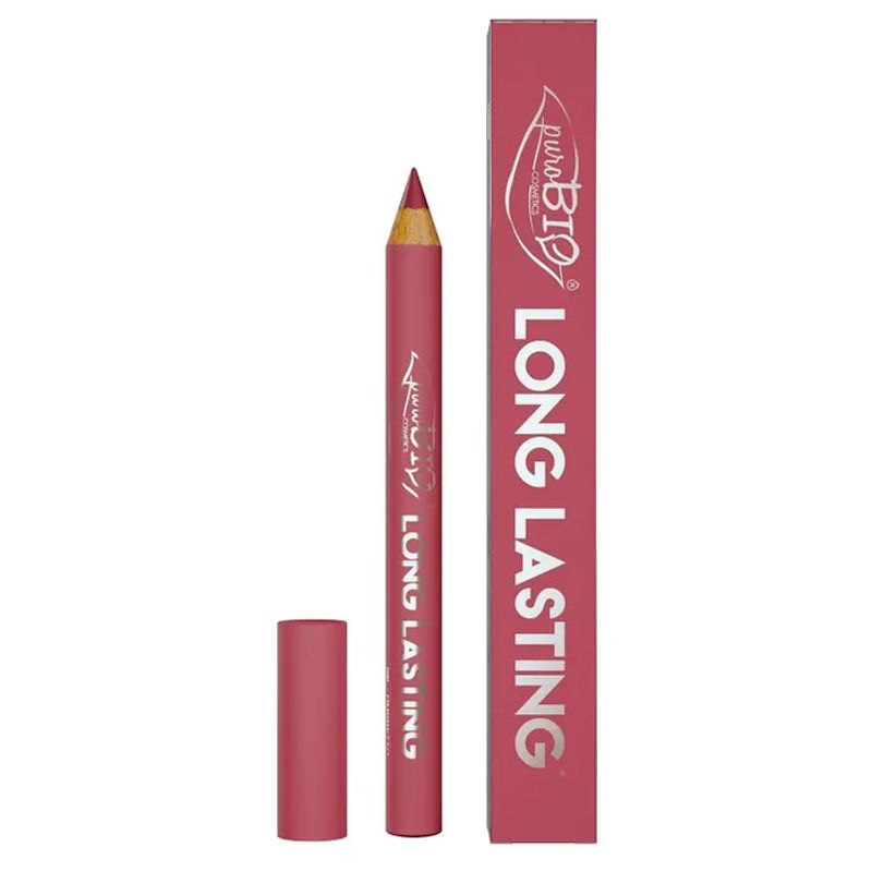 Purobio Cosmetics Matitone Rossetto Long Lasting 0.13 Lampone 3g-1