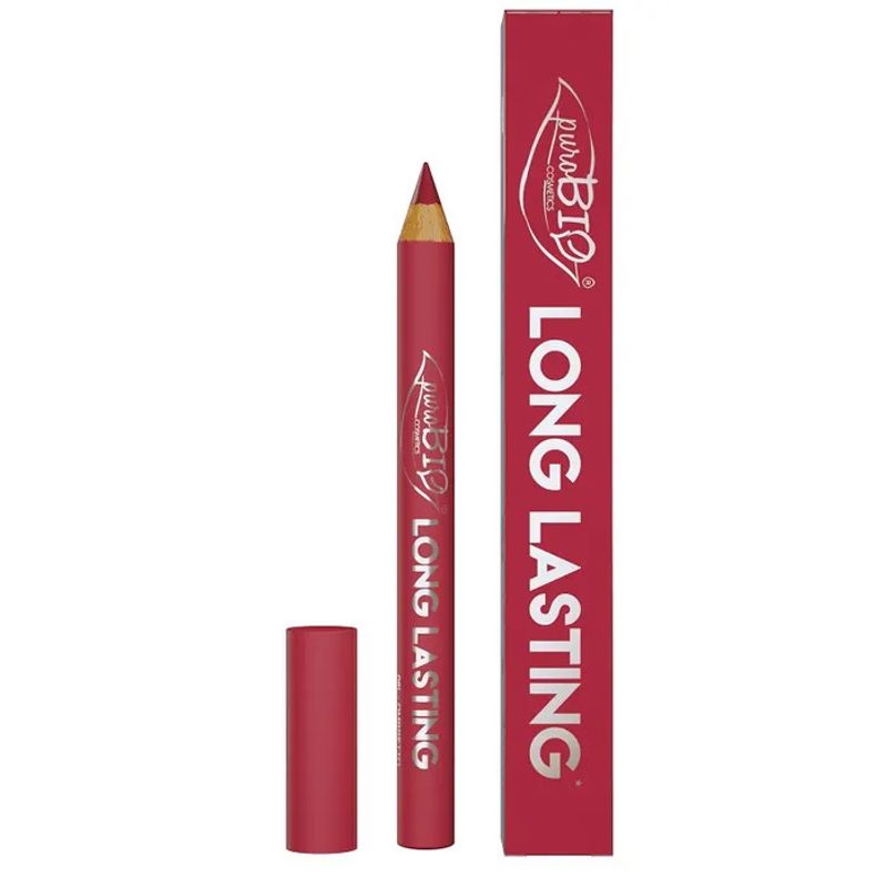 Purobio Cosmetics Matitone Rossetto Long Lasting 0.14 Rosso Fragola 3g-1