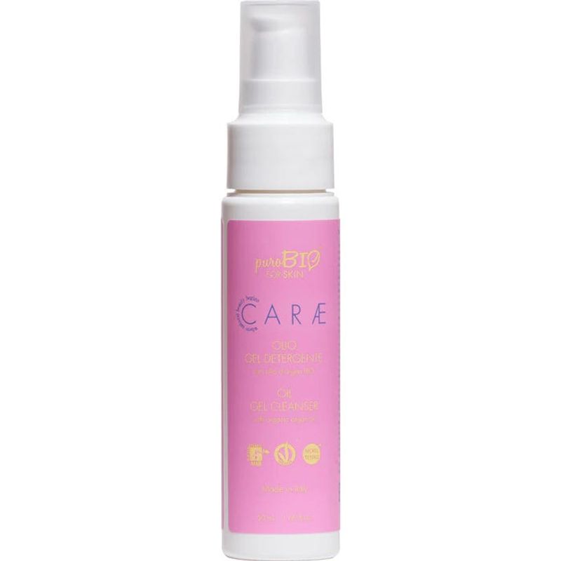 Purobio Linea Carae Olio Gel Detergente Viso 50ml-1