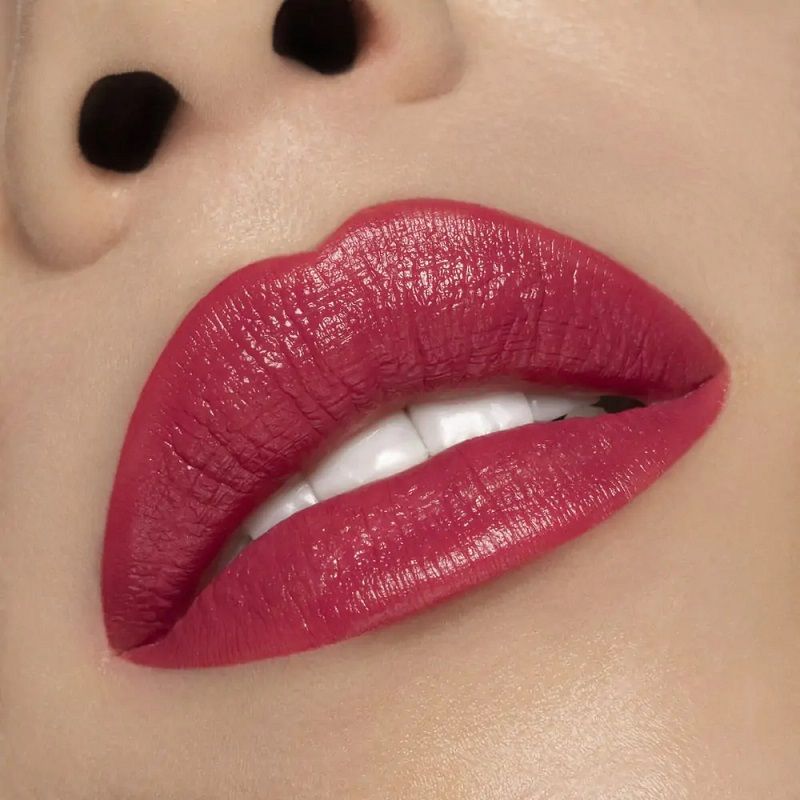 PuroBio Creamy Matte Lipstick rossetto semi opaco n.102 Fucsia Scuro-2