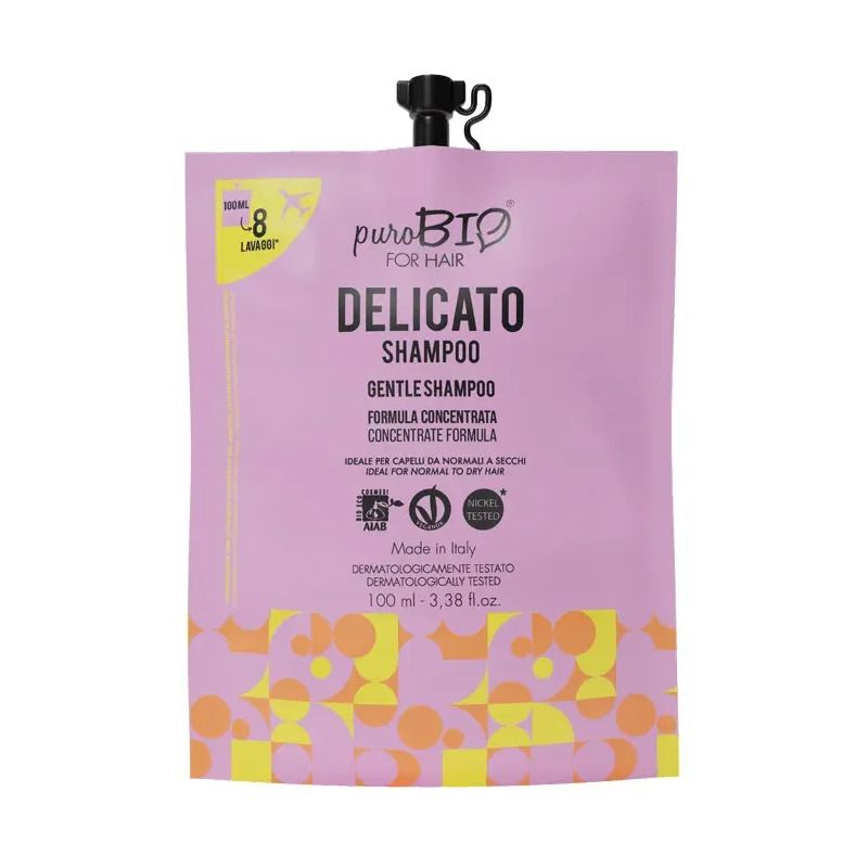 Purobio For Hair Shampoo Delicato Concentrato Bustina 100ml-1