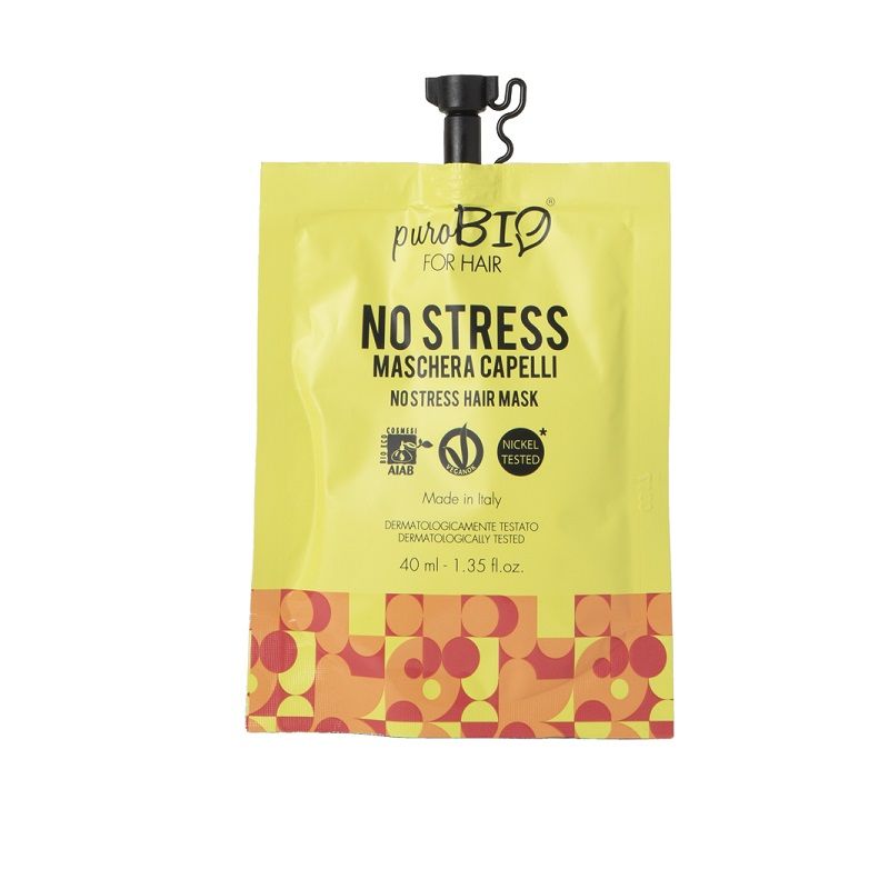 PuroBio For Hair No Stress maschera per capelli 40ml-1