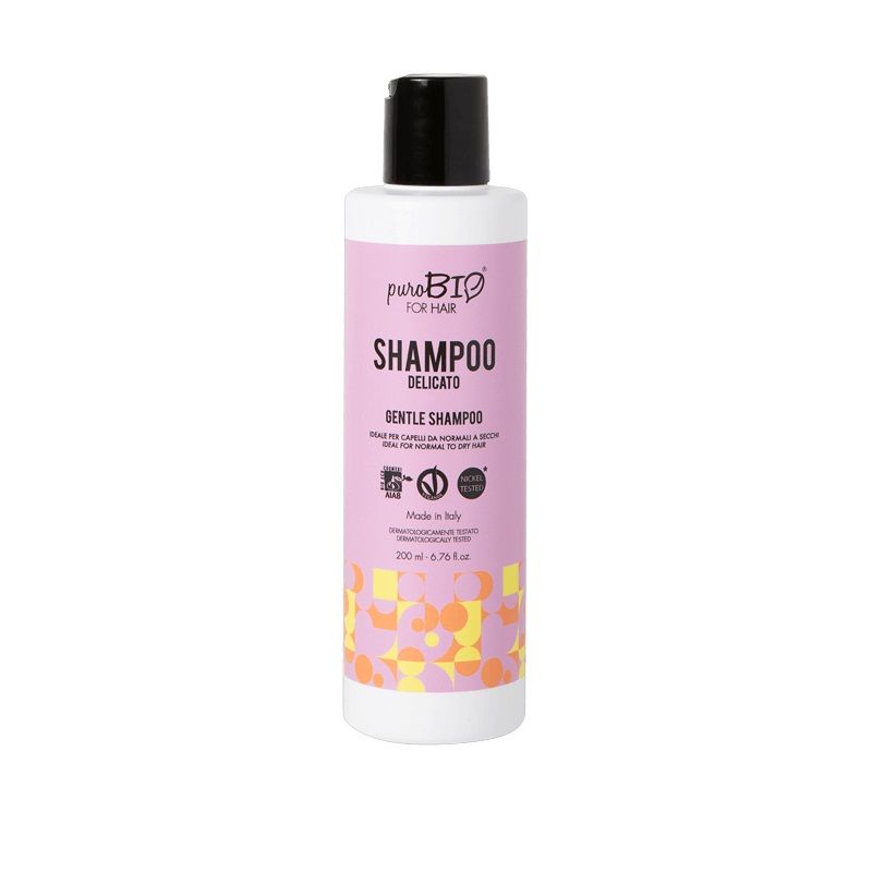 PuroBio For Hair Shampoo Delicato per capelli da normali a secchi 200ml-1