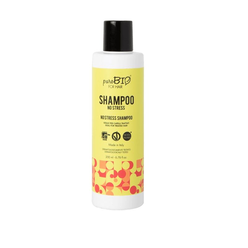 PuroBio For Hair Shampoo No Stress per capelli trattati 200ml-1