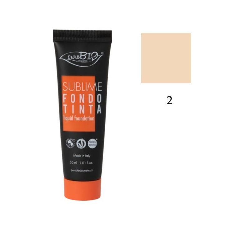 PuroBio Sublime Fondotinta liquido n.02 da 30ml-1