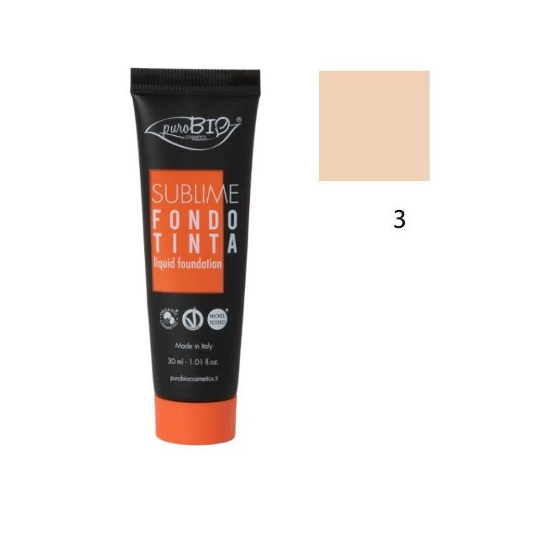PuroBio Sublime Fondotinta liquido n.03 da 30ml-1