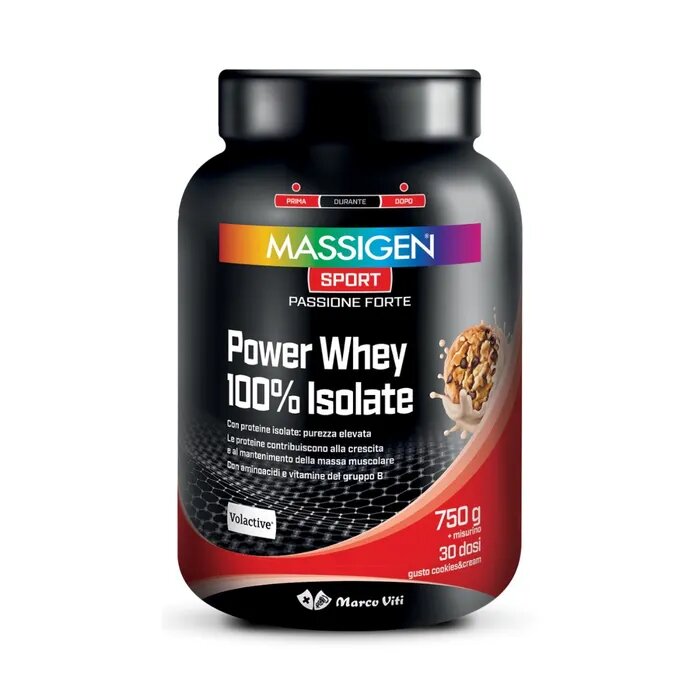 Massigen Sport Power Whey Isolate Cookies 750g-2