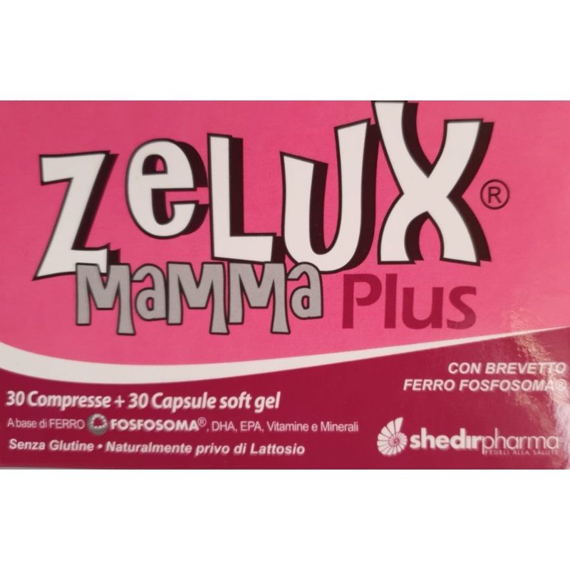 Zelux Mamma Plus integratore alimentare 30 compresse + 30 capsule-1