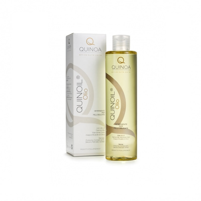 Quinoil olio detergente per pelli delicate 200ml-1