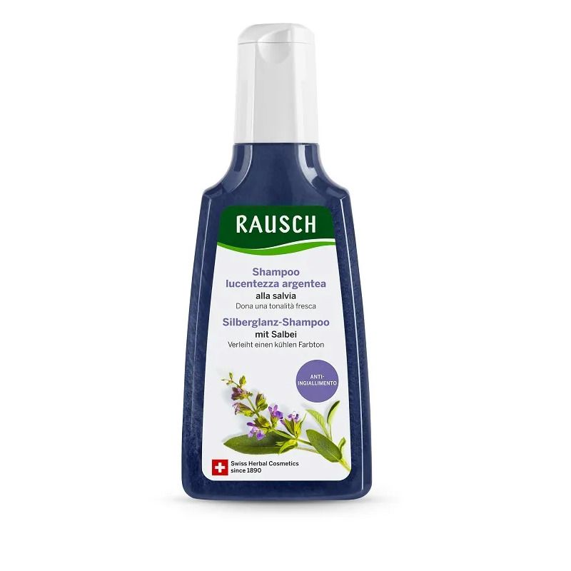 Rausch Shampoo Lucentezza Argentea Alla Salvia 200ml-1