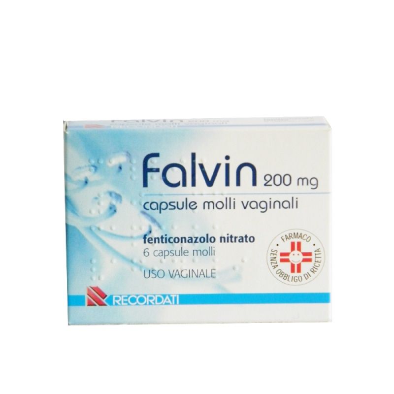 Recordati Falvin 200mg 6 capsule molli vaginali-1