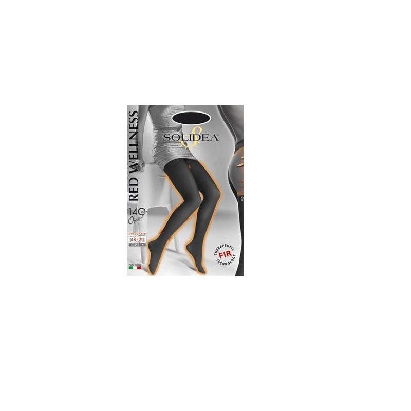Solidea Red Wellness Opaque Collant 140den colore Nero taglia 1-1