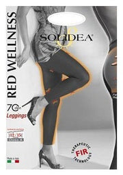 Solidea Red Wellness 70 Den Leggings Nero 4XL 1 Paio-1
