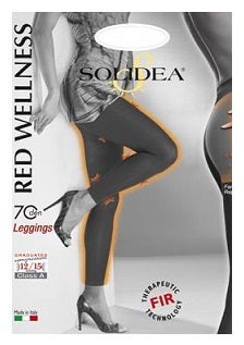 Solidea Red Wellness 70 Den Leggings Nero 4XL 1 Paio-1