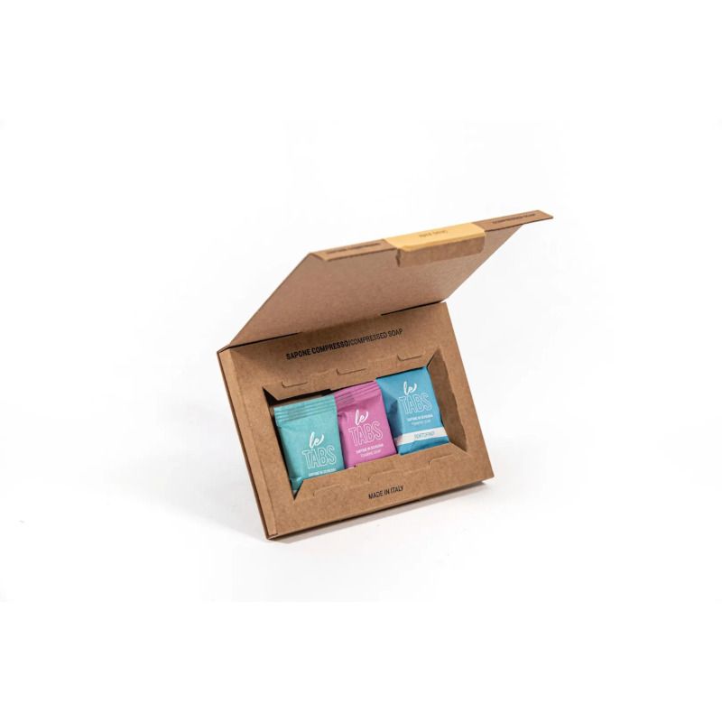 Napkin Letabs Sapone Compresso 3 Tabs Profumi Misti-1
