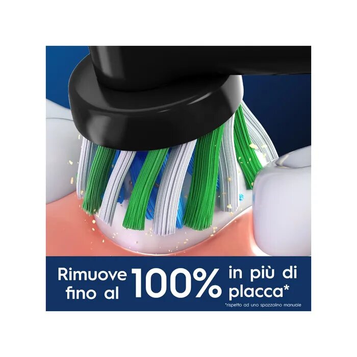 Oral-B Testine Di Ricambio Pro Cross Action Black 3 Pezzi-12