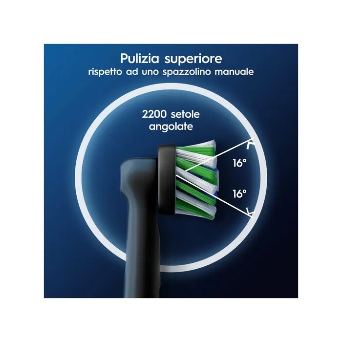 Oral-B Testine Di Ricambio Pro Cross Action Black 5 Pezzi-13