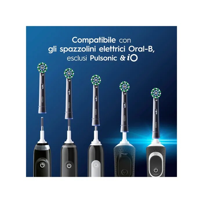 Oral-B Testine Di Ricambio Pro Cross Action Black 3 Pezzi-15