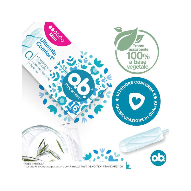 Ob ProComfort Mini Assorbenti Interni 16 Pezzi-4