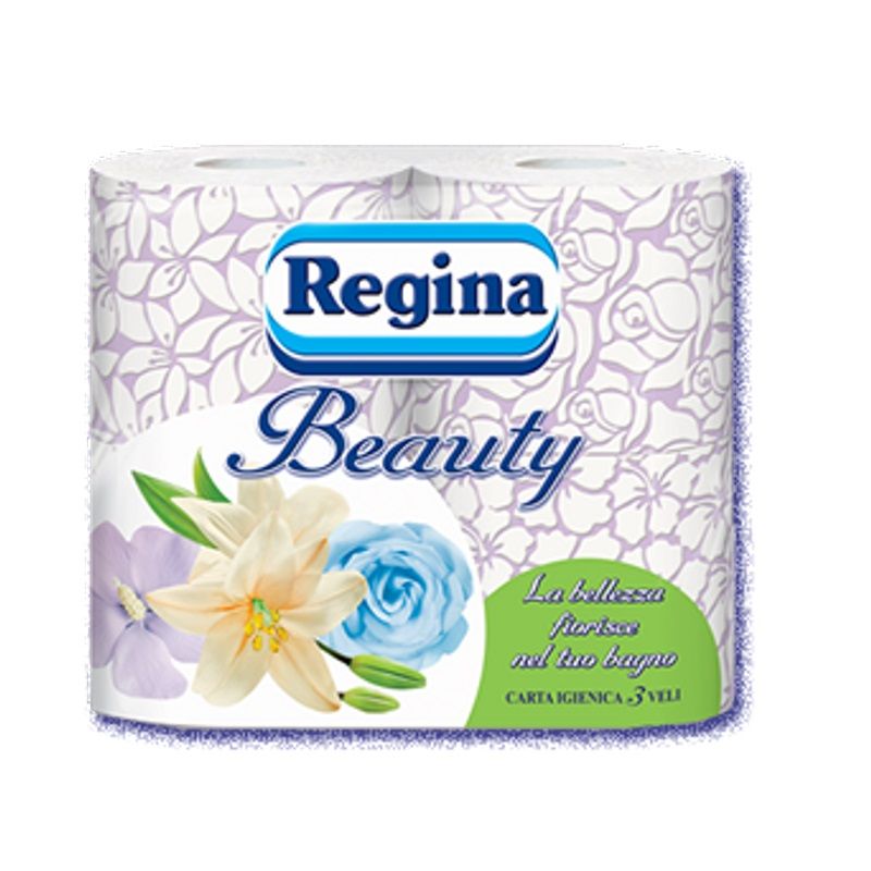 Regina Beauty carta igienica 4 rotoli-1