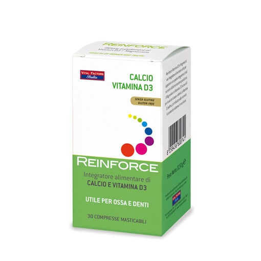 Reinforce Calcio + Vitamina D3 30 Compresse-1