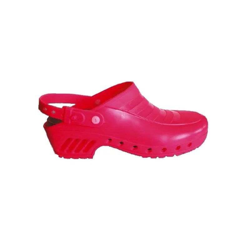 Rekordsan zoccolo sanitario anatomico con plantare antistatico estraibile colore fucsia 1 paio misur-1