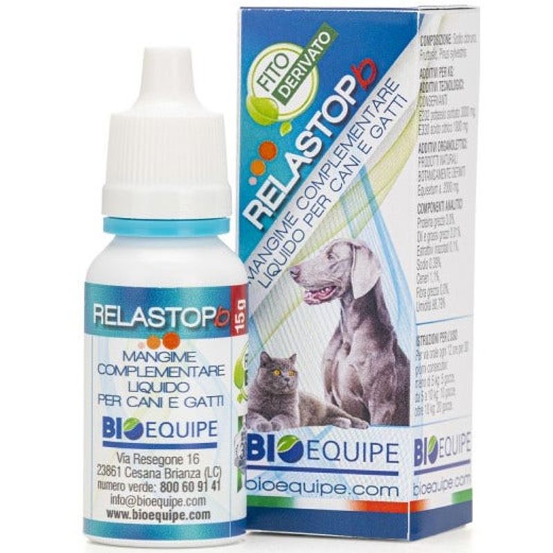 Relastop B Mangime Complementare Per Ipereccitazione Cani/Gatti 15ml-1