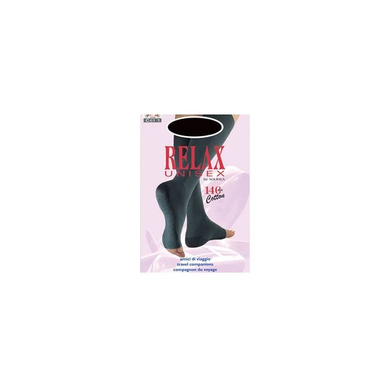 Solidea Relax Gambaletto Unisex Punta Aperta 140 Denari Colore Nero Taglia 4 - XL-1