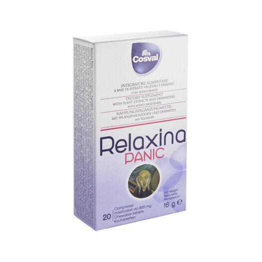 Relaxina Panic favorisce il benessere mentale e il rilassamento 20 compresse-2