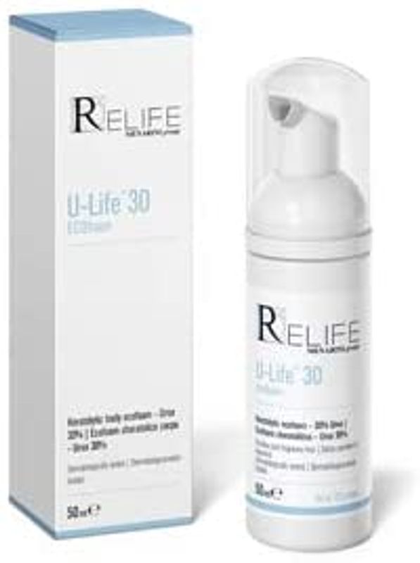 Relife U-Life 30 Ecofoam Trattamento cheratolitico ed idratante per zone molto secche 50ml-1