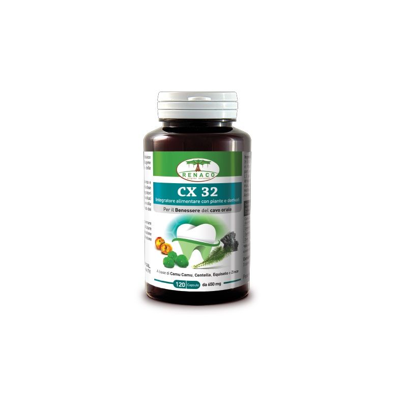 Renaco CX 32 Integratore alimentare per il benessere del cavo orale 120 capsule-1