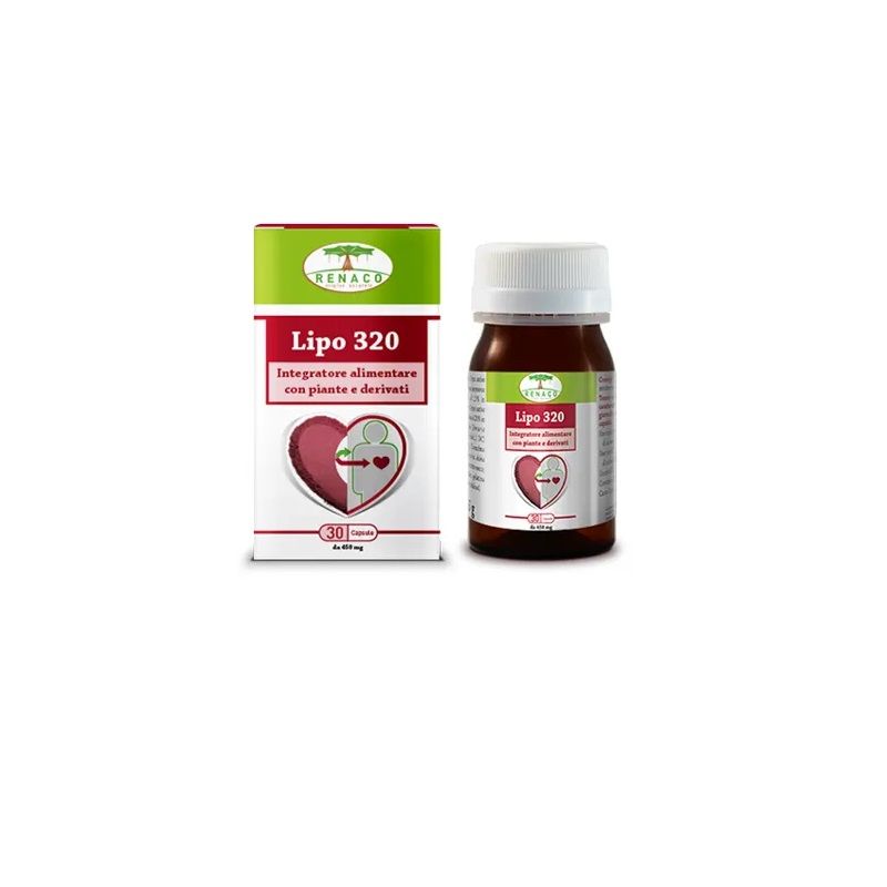 Renaco Lipo 320 per il controllo dei livelli di colesterolo 30 capsule-1