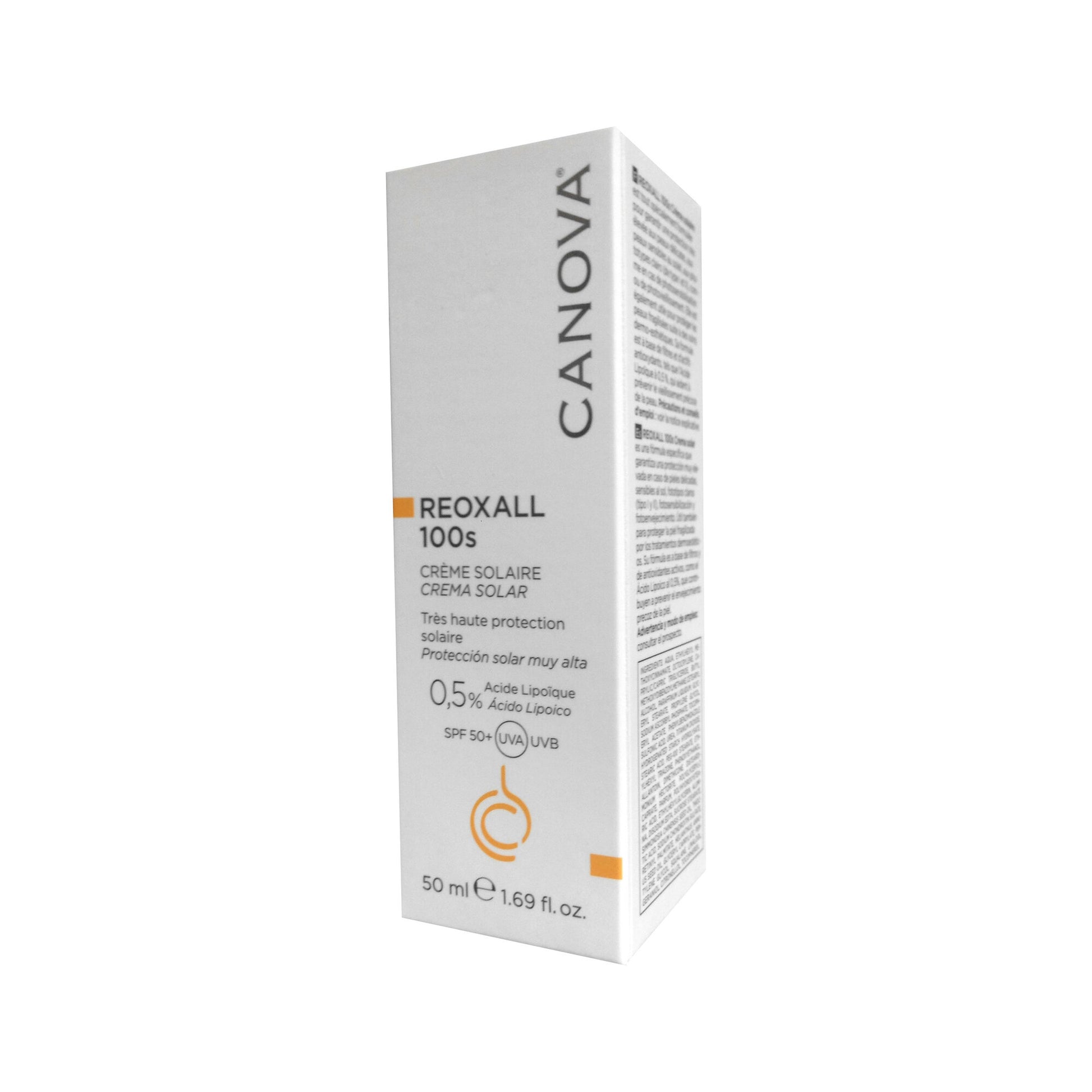 Canova Reoxall 100S Crema Protezione Solare 50ml-2
