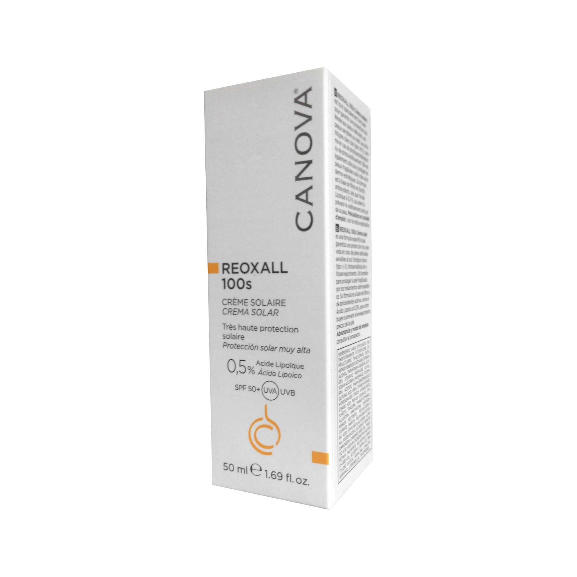 Canova Reoxall 100S Crema Protezione Solare 50ml-2